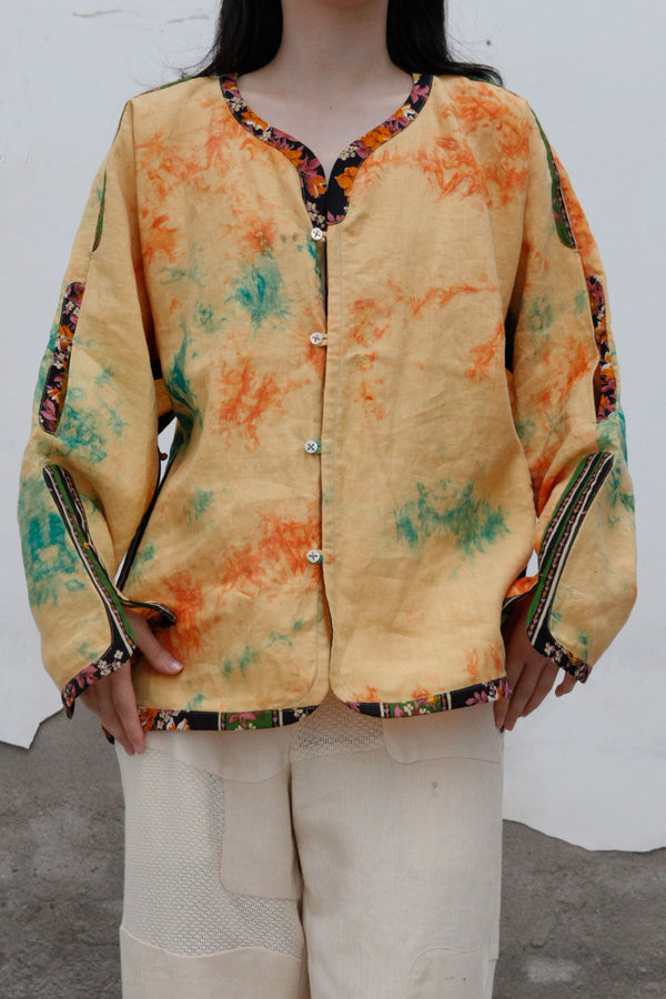 communs lemon dyed cardigan SS22 C116